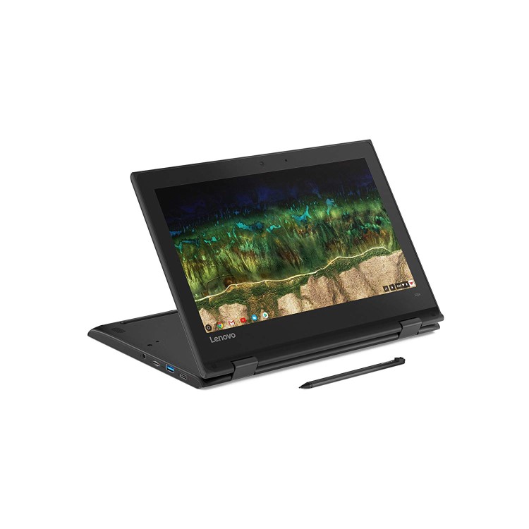 Lenovo 500e 81ES Intel Celeron N3450 4GB 32GB 11.6 Inch Chrome OS Touchscreen 2 in 1 Laptop