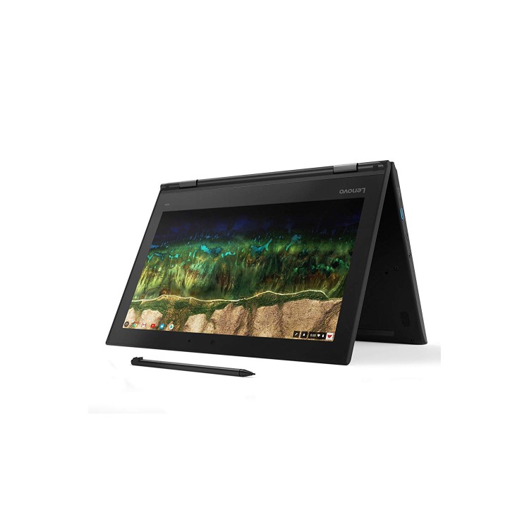 Lenovo 500e 81ES Intel Celeron N3450 4GB 32GB 11.6 Inch Chrome OS Touchscreen 2 in 1 Laptop