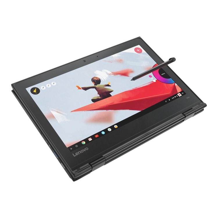 Lenovo 500e Intel Celeron N3450 8GB 64GB SSD 11.6 Inch Chrome OS 2-in-1 Laptop