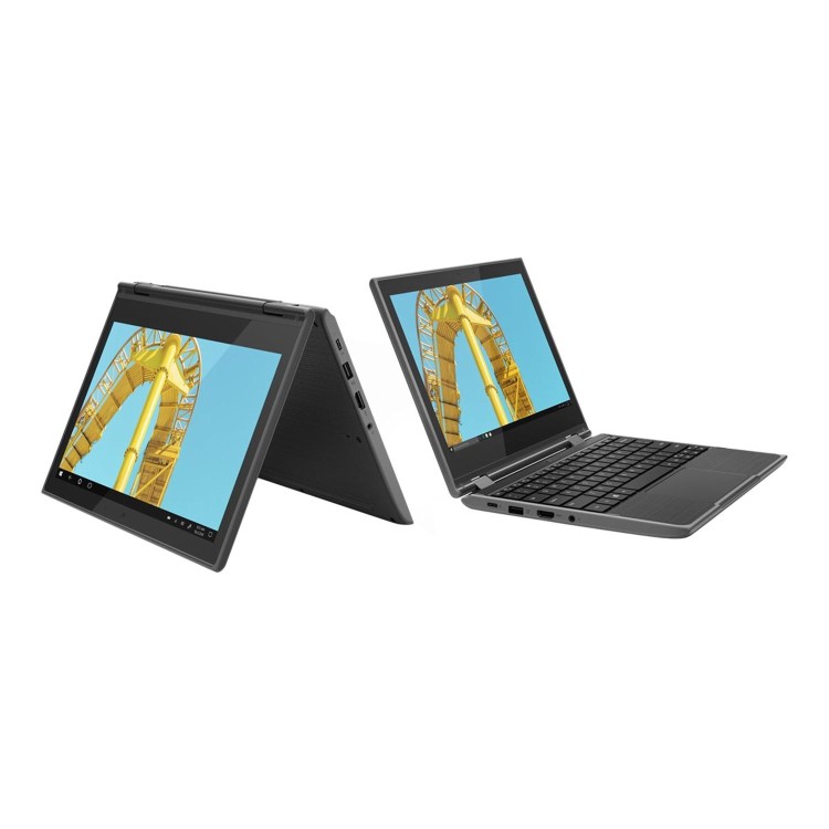 Lenovo 300e Intel Celeron N4100 4GB 64GB eMMC 11.6 Inch Touchscreen Windows 10 Pro 2-in-1 Laptop