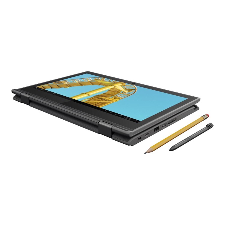 Lenovo 300e Intel Celeron N4100 4GB 64GB eMMC 11.6 Inch Touchscreen Windows 10 Pro 2-in-1 Laptop