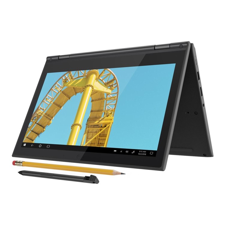 Lenovo 300e Intel Celeron N4100 4GB 64GB eMMC 11.6 Inch Touchscreen Windows 10 Pro 2-in-1 Laptop