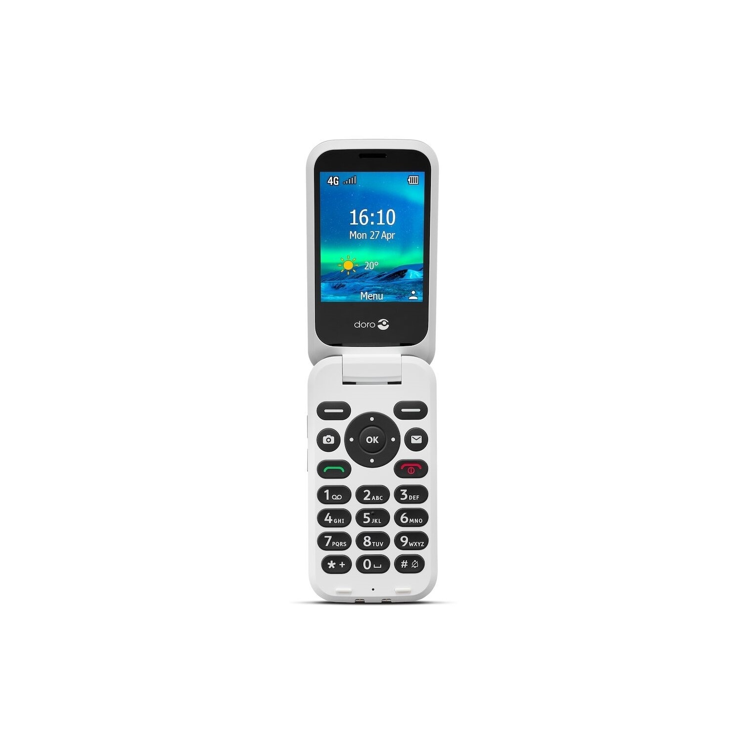 Doro 6880 Red 2.4 128MB 4G Unlocked & SIM Free Mobile Phone