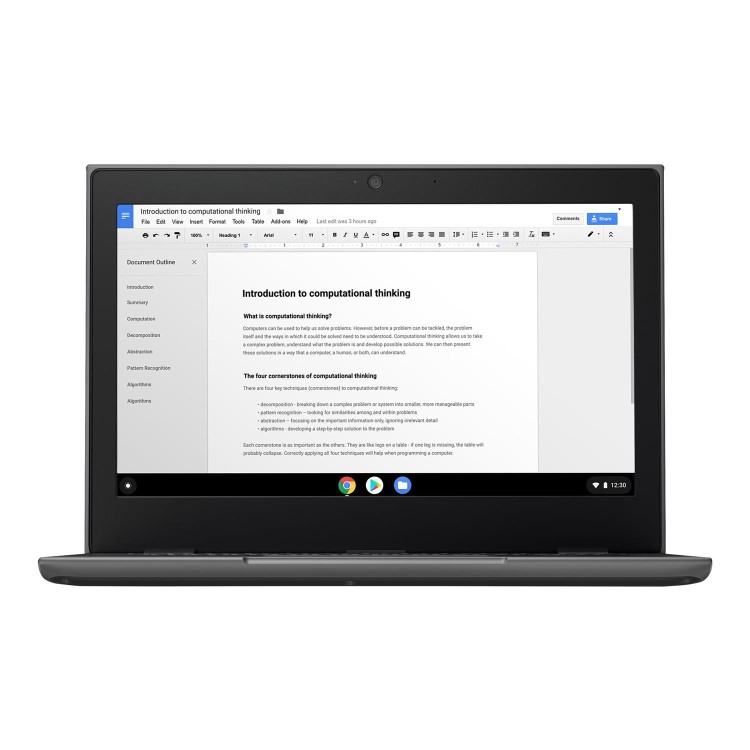 Lenovo 100e AMD A4 9120C 4GB 32GB eMMC 11.6 Inch Chromebook