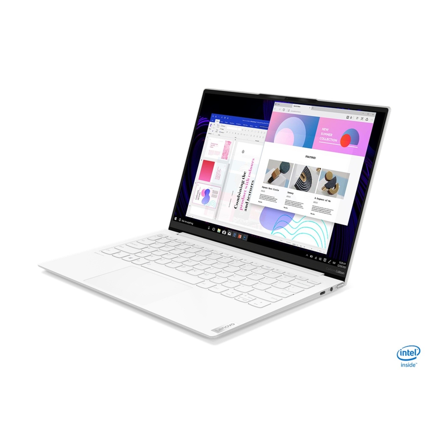 Windowsノート本体 Lenovo Yoga Slim7i Carbon Core i5-1135G7 ノートパソコン Yoga Slim 770i Carbon ムーンホワイト 82U90073JP