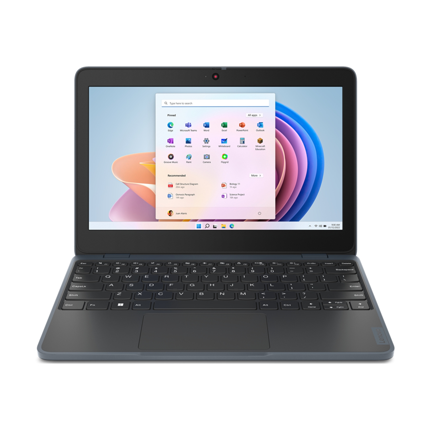 Lenovo 100w Yoga Intel N Series 4GB RAM 128GB SSD 11.6 Inch Windows 11 Pro Laptop