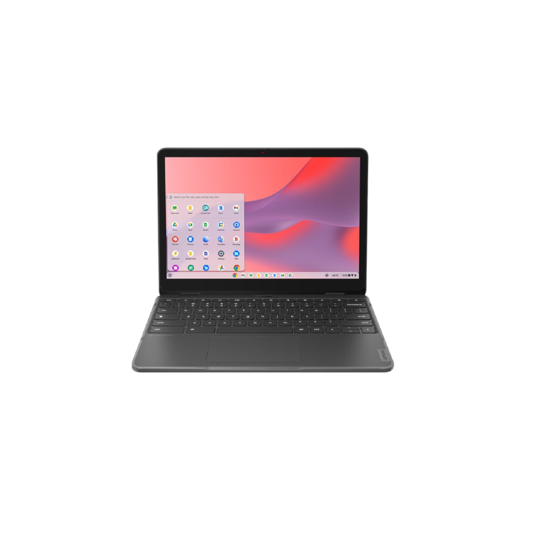 GRADE A2 - Lenovo 500e Yoga Flip Chromebook Gen 4 Intel N100 8GB RAM 64GB SSD 12.2 Inch Chrome OS Touchscreen Laptop