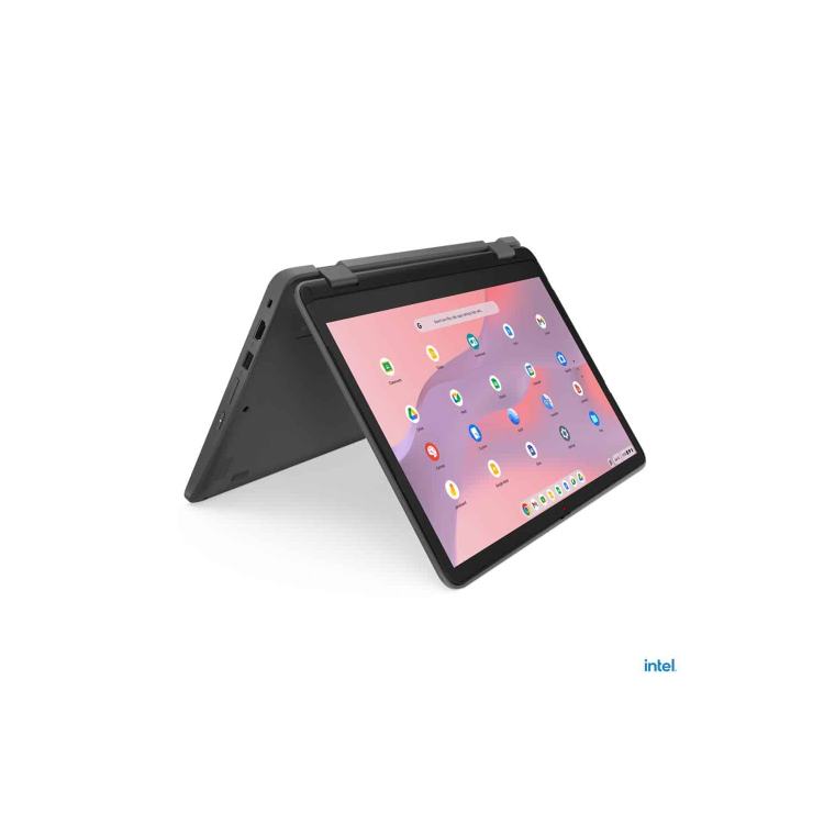 GRADE A2 - Lenovo 500e Yoga Flip Chromebook Gen 4 Intel N100 8GB RAM 64GB SSD 12.2 Inch Chrome OS Touchscreen Laptop