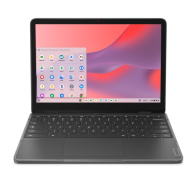 Lenovo 500e Yoga Flip Chromebook Gen 4 Intel N100 8GB RAM 64GB SSD 12.2 Inch Chrome OS Touchscreen Laptop