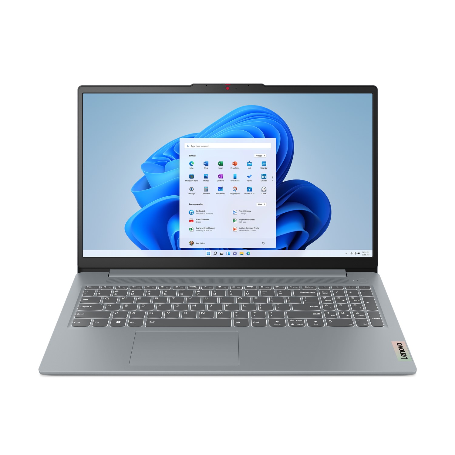 Lenovo Ideapad Slim 3 15Ian8 Intel Core I3 8GB RAM 128GB SSD 15.6 Inch Windows 11 Laptop Grey, Laptops Direct - 82XB0093UK - Ideal for Studying at School or University