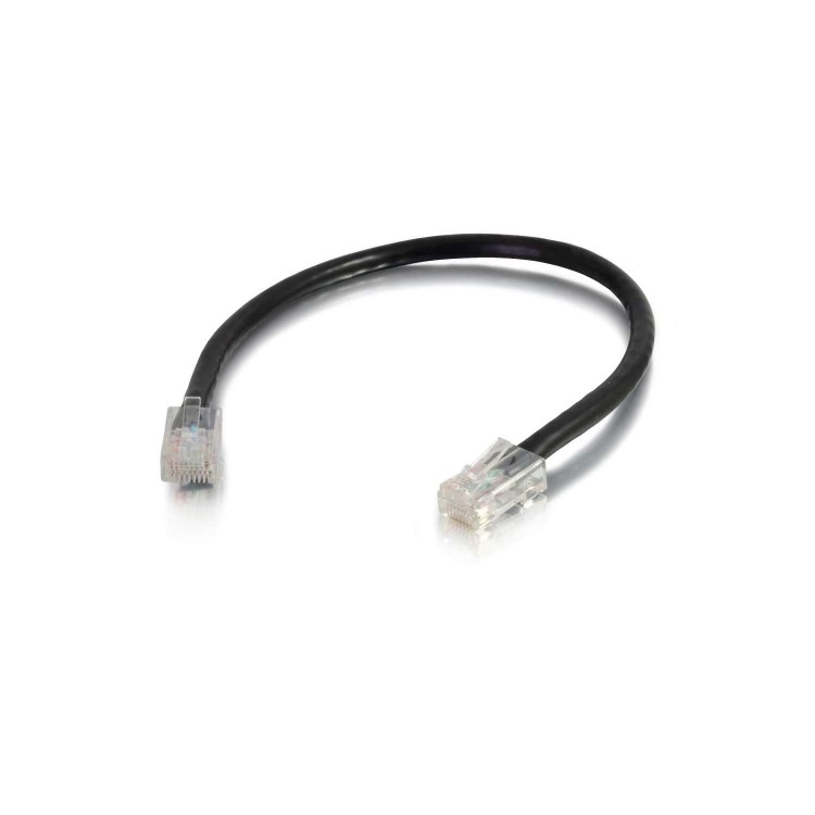 CablesToGo Cables To Go 0.5m Cat5E 350MHz Assembled Patch Cable - Black