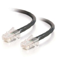 CablesToGo Cables To Go 1m Cat5E 350MHz Assembled Patch Cable - Black