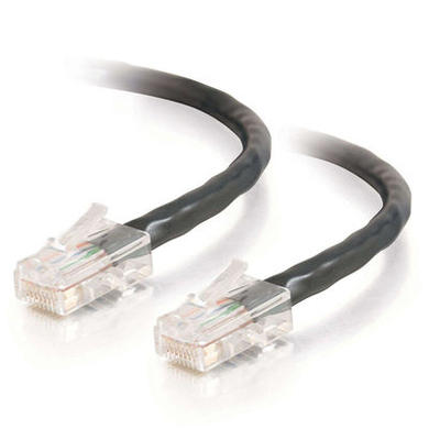 CablesToGo Cables To Go 1m Cat5E 350MHz Assembled Patch Cable - Black