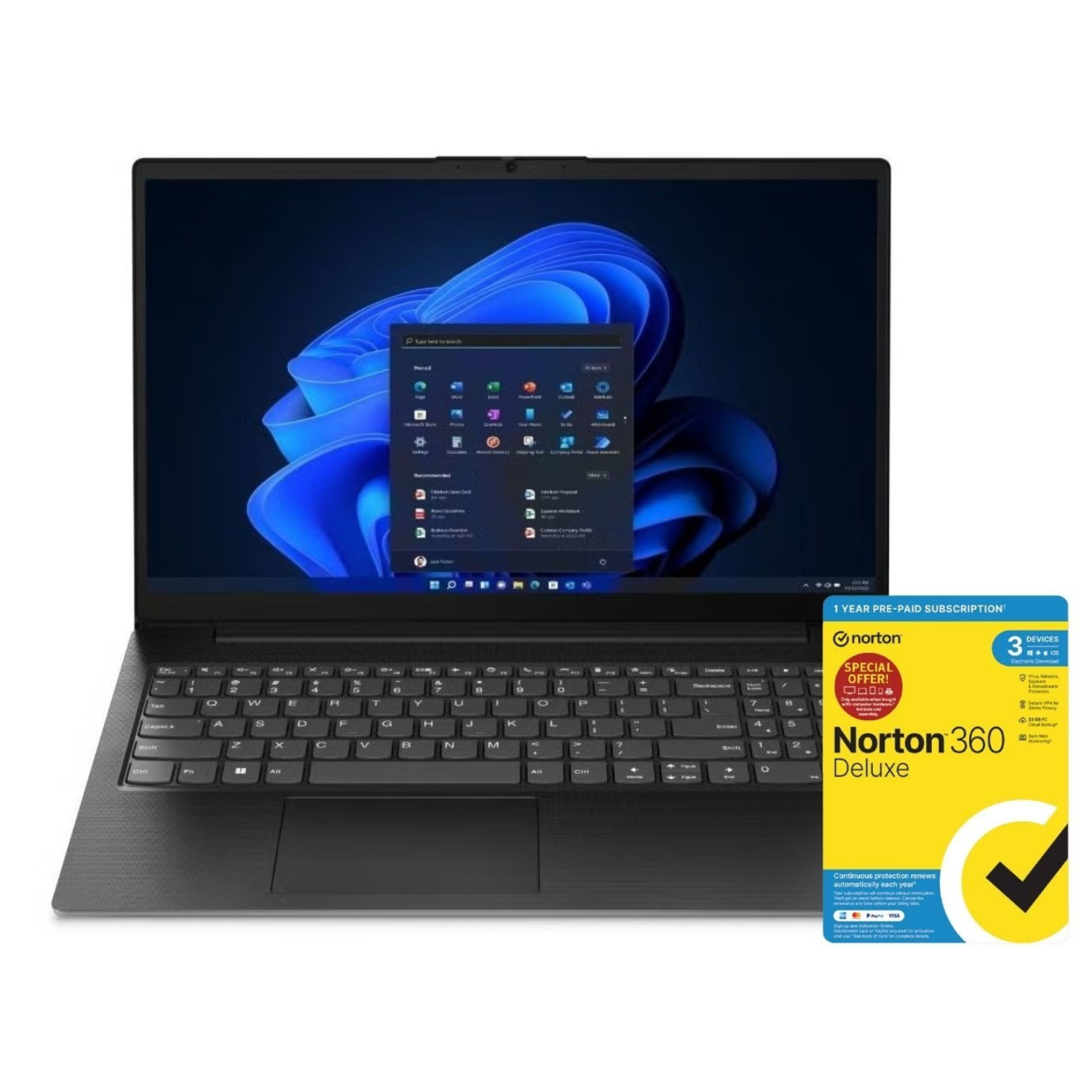 Lenovo V15 G4 Intel Core i3 8GB RAM 256GB SSD 15.6 Inch Windows 11 Home Laptop