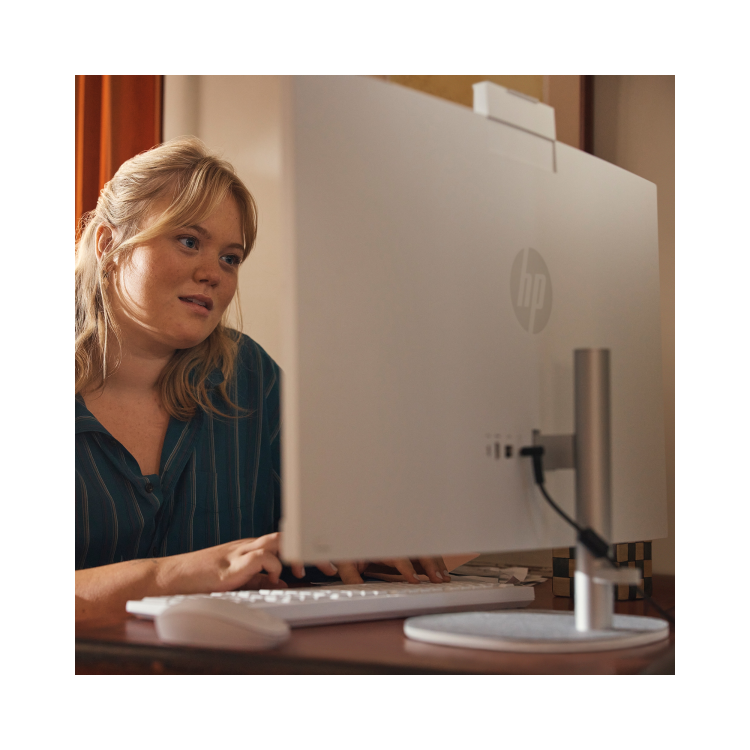 HP 27-cr0017na AMD Ryzen 3 7320U 8GB RAM 512GB SSD 27 Inch Windows 11 All-in-One PC