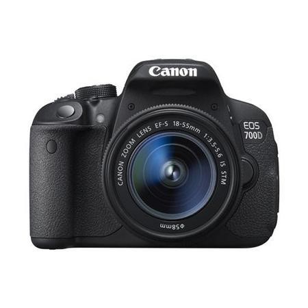 Canon EOS 700D DSLR Camera with EF-S 18-55mm IS STM Lens - Laptops