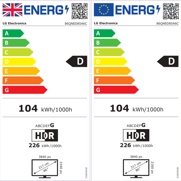 LG QNED85A 86 inch MiniLED 4k Smart TV