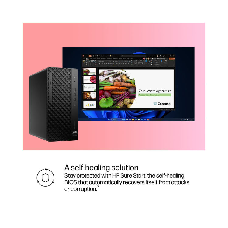 HP ProDesk 4 Tower G1i Intel Core Ultra 5 235 16GB RAM 512GB SSD Windows 11 Pro AI Desktop PC