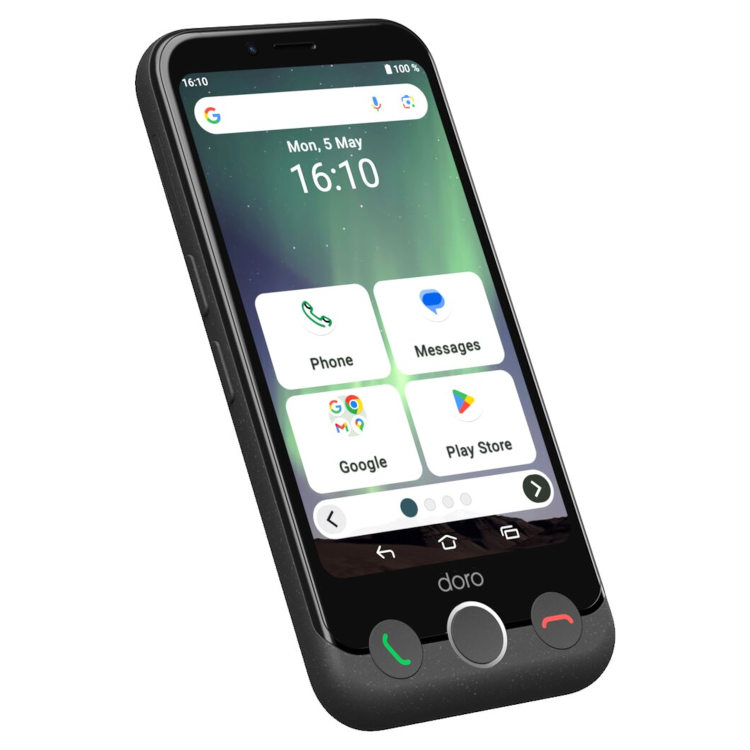 Doro Aurora A10 Graphite 4.5" 64GB 4G Unlocked & SIM Free Smartphone