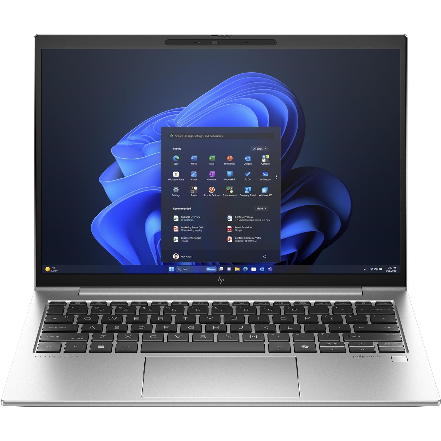 HPElitebook 830 G11 Intel Core Ultra 5 16GB RAM 256GB SSD 13.3 Inch Windows 11 Pro Laptop, Laptops Direct - 8A4T4EA