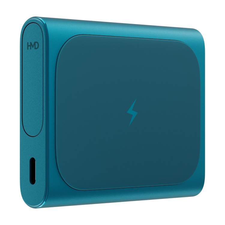 HMD Amped Buds Wireless Earphones with Integrated Powerbank - Cyan