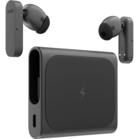 HMD Amped Buds Wireless Earphones with Integrated Powerbank - Black