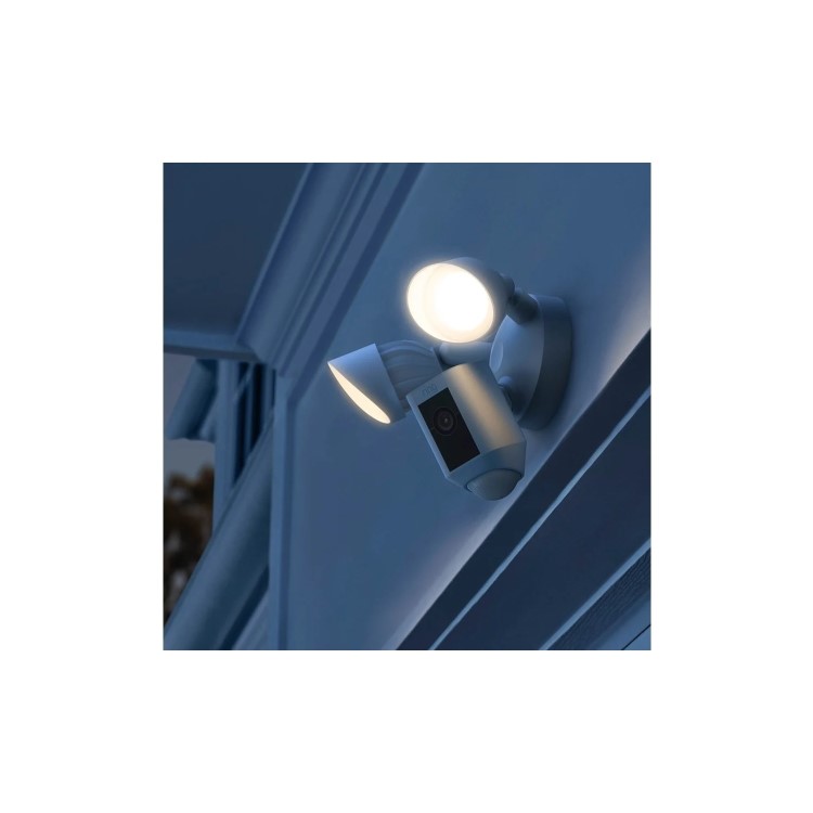 Ring 1080p HD Floodlight Cam Wired Plus - White