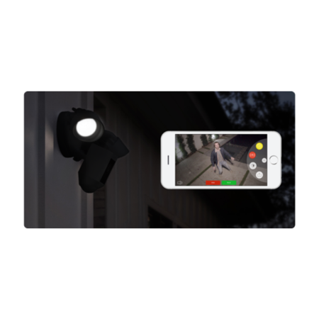 GRADE A1 - Ring Floodlight Camera - Black