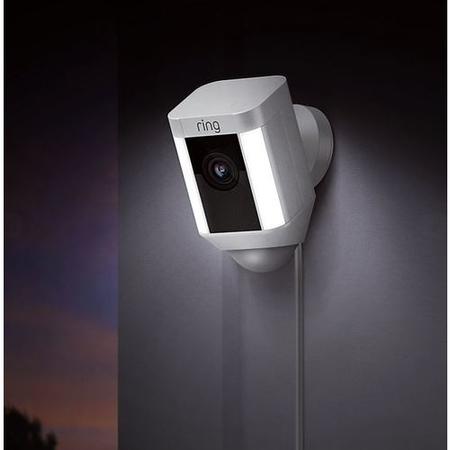 GRADE A1 - Ring Spotlight Camera Wired - White