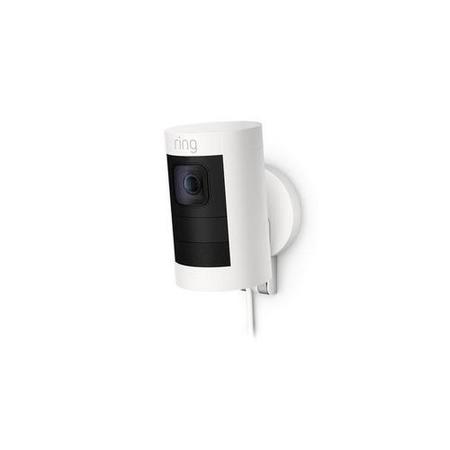 GRADE A1 - RING Stick Up Camera 1080p HD Plug-In White

