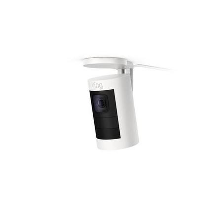 GRADE A1 - RING Stick Up Camera 1080p HD Plug-In White

