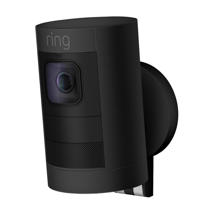 Ring Stick Up Cam 1080p HD Battery Powered - Black