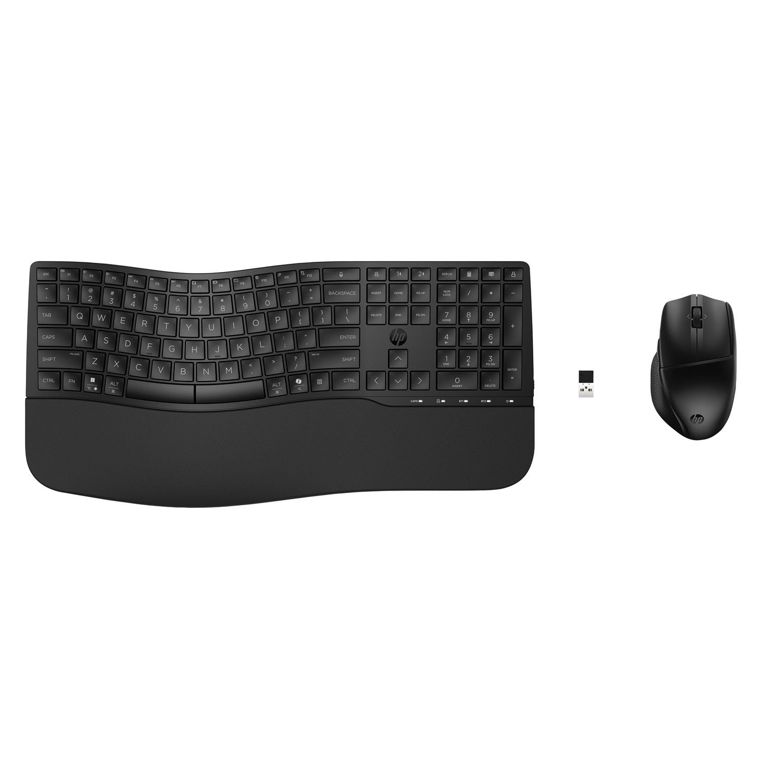 HP 685 Dual Mode Full Size Wireless Keyboard and Mouse Combo