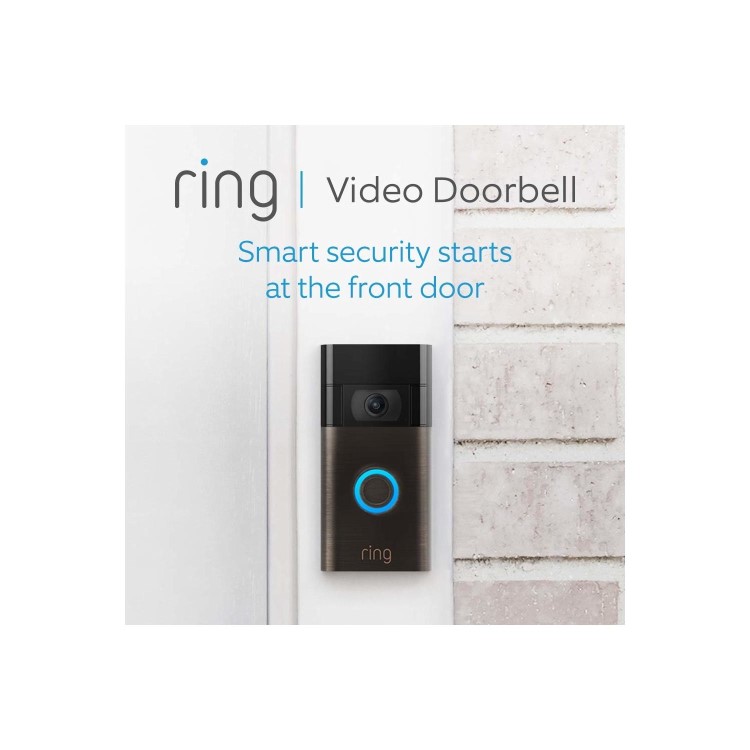 Ring 1080p HD 2nd Gen Video Doorbell 1 - Venetian Bronze