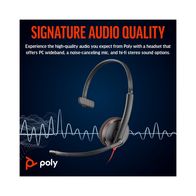 Poly Blackwire 3210 Wired Headset