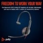 Poly Blackwire 3210 Wired Headset