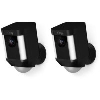 Ring 1080p HD Battery Spotlight Cam Duopack - Black Ring 1080p HD Battery Spotlight Cam Duopack - Black