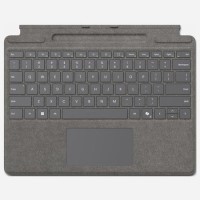Microsoft Surface Pro X/8/9/10/11 Signature Keyboard with Copilot Button and Pen Storage - Platinum Microsoft Surface Pro X/8/9/10/11 Signature Keyboard with Copilot Button and Pen Storage - Platinum
