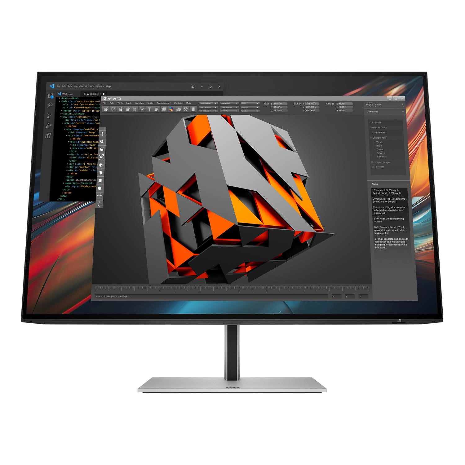 HP Series 7 Pro 724pu 24 IPS WUXGA 100Hz USB C Monitor