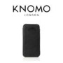 Knomo Designer iPhone 4S Sleeve Leather with pull-up Black - 90-941-BLK  