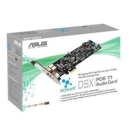 ASUS Xonar DSX サウンドカード ASUS Xonar DSX PCI Express X1 - 7.1 Channel Surround Sound Card