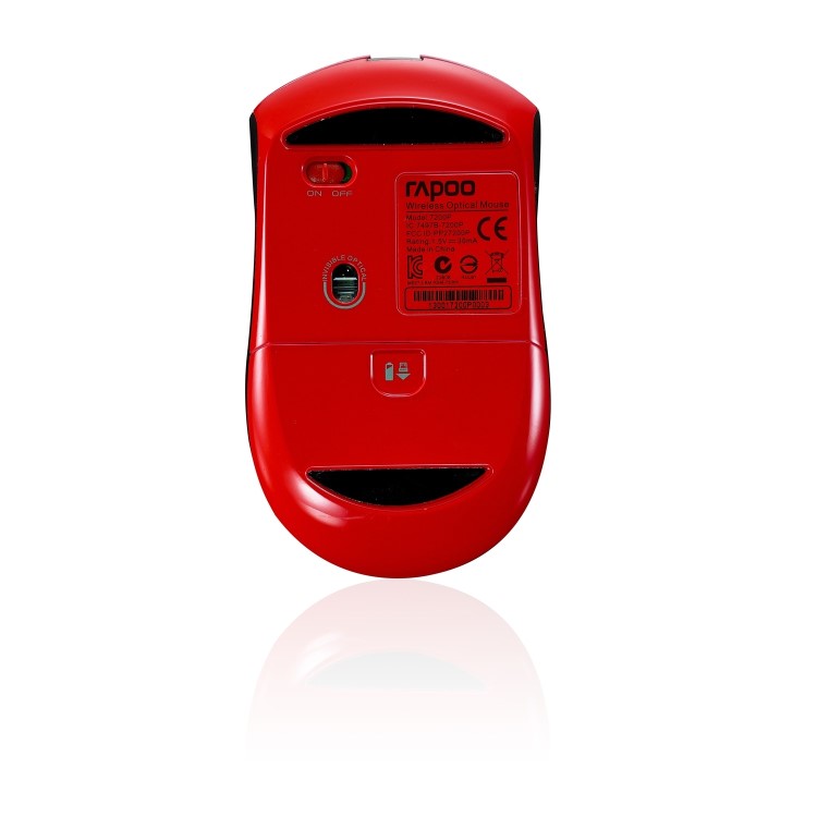 Rapoo 7200P 5GHz Wireless Optical Mouse Red
