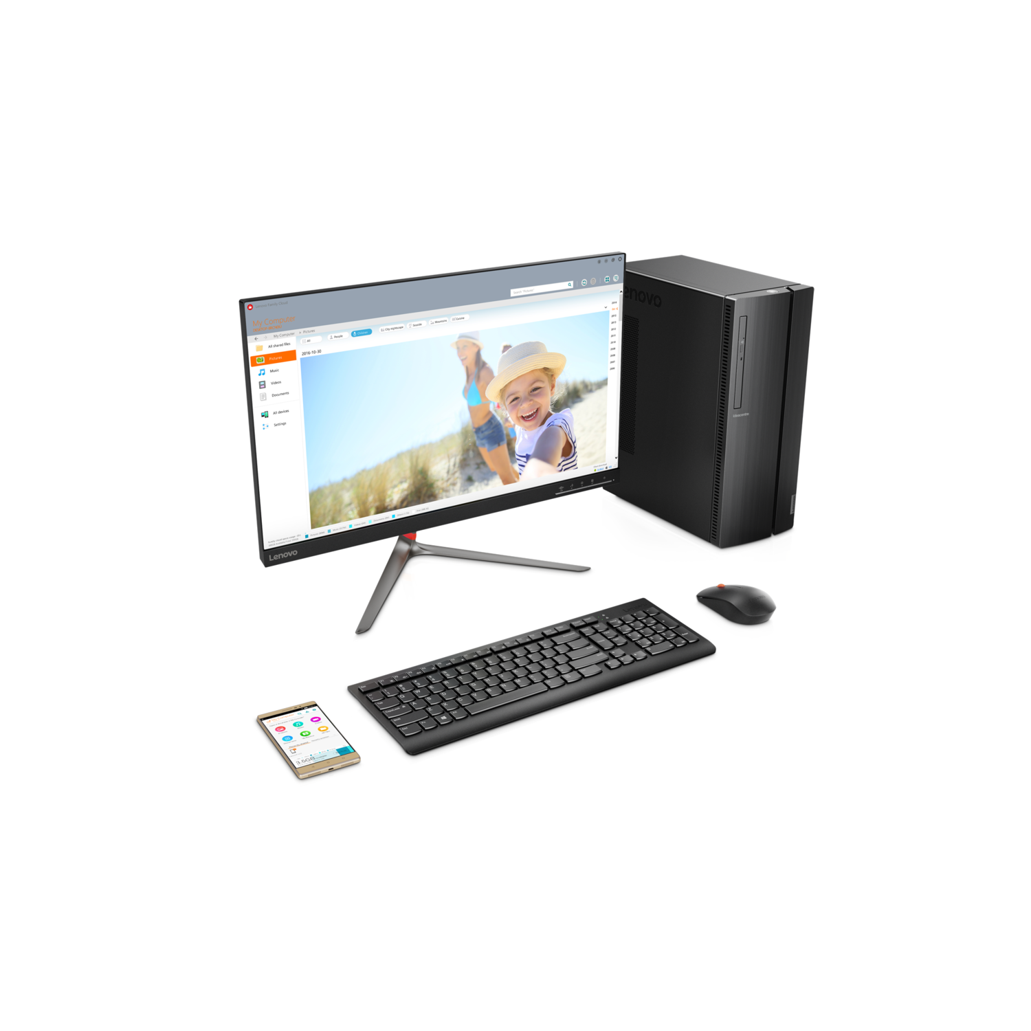 LENOVO/デスクトップ/Ryzen 5 PRO 2400G/HDD 6000GB/HDD 1000GB/メモリ