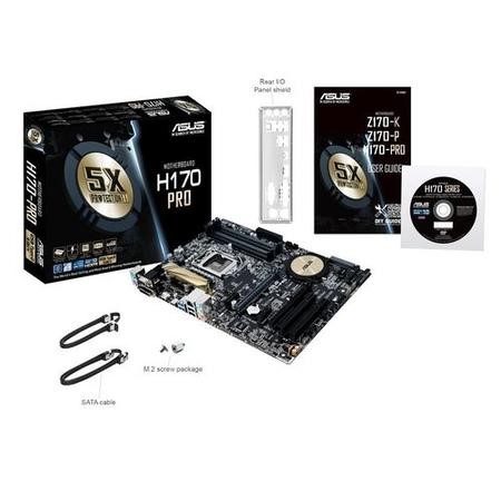 C902-84★【一台分！即納!】スズキ純正4本 15×5.5J 4穴 PCD100 ET+50 ワゴンR MRワゴン アルト セルボ ソリオ スペーシア パレット ASUS H170-PRO Intel H170 LGA1151 Skylake&frasl;Kabylake対応マザーボード