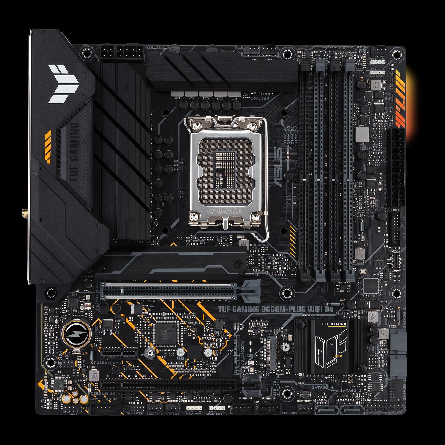 Asus TUF Gaming B660M-PLUS Intel B660 LGA 1700 DDR4 with Wi-Fi Micro ...