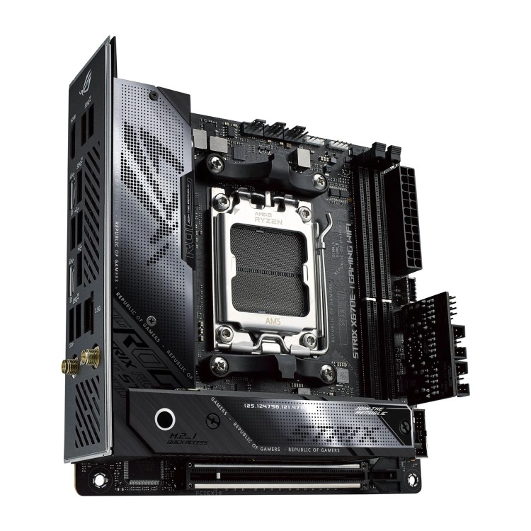 ASUS ROG STRIX X670E-I AMD X670 AM5 DDR5 with Wi-Fi Mini ITX Motherboard