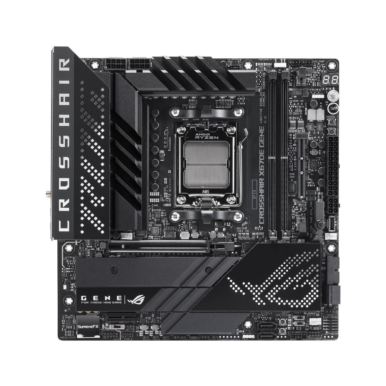Asus ROG CROSSHAIR X670E GENE AMD X670 AM5 DDR5 Wi-Fi Micro ATX 