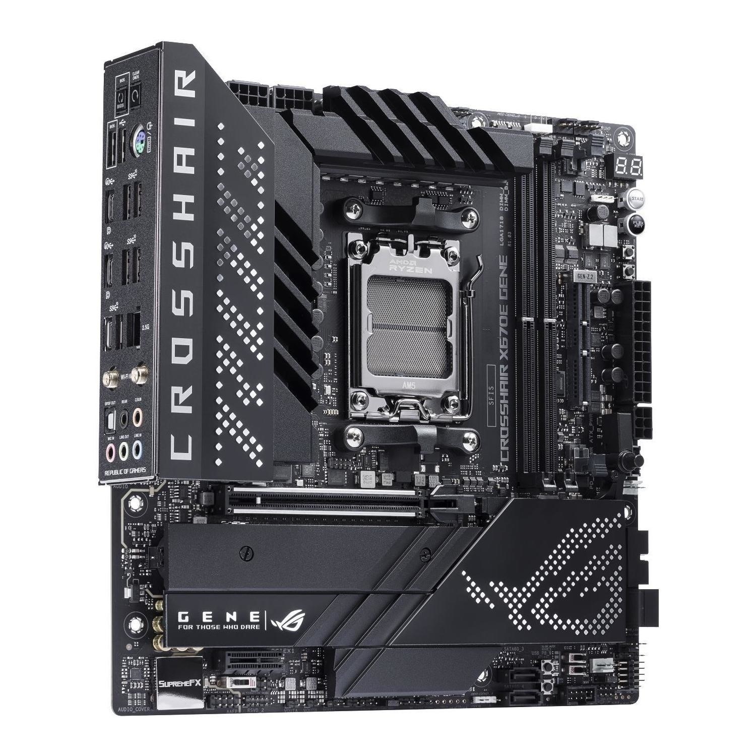 ASUS ROG CROSSHAIR X670E GENE AMDマザーボード ROG X670E Gene