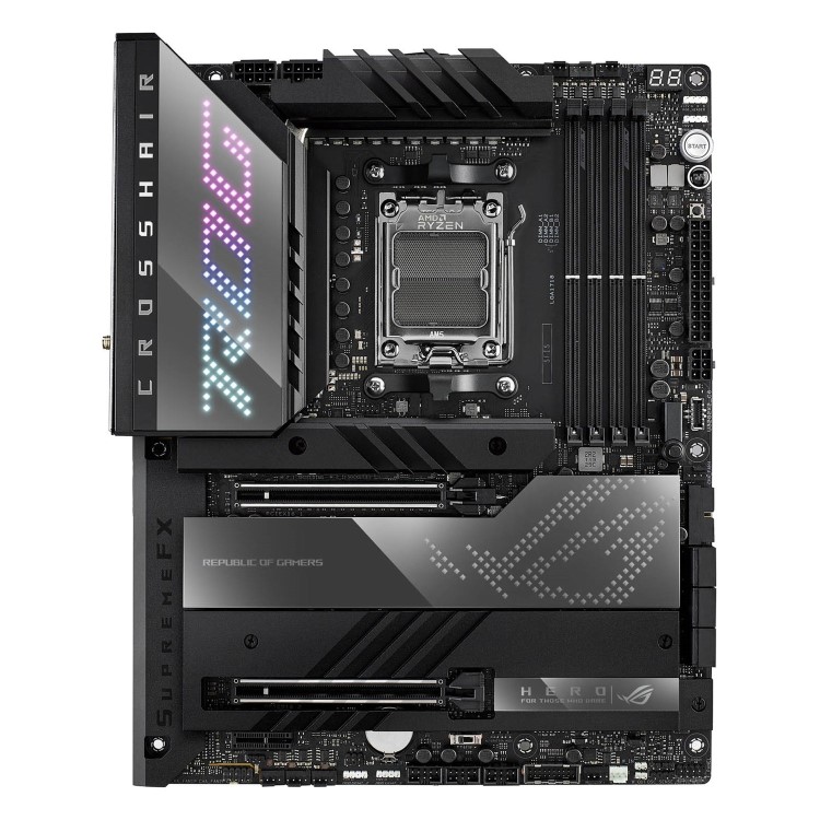 ASUS ROG CROSSHAIR X670E HERO AMD X670 AM5 DDR5 with Wi-Fi ATX Motherboard
