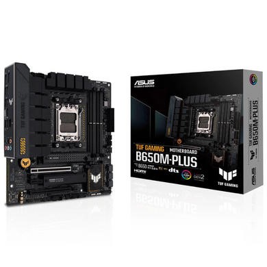 Asus TUF GAMING B650M-PLUS AMD B650 AM5 DDR5 Micro ATX Motherboard